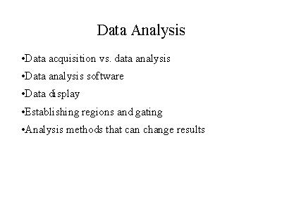 examples of data analysis methods