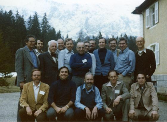 Sixth Engineering Foundation Conference on Automated Cytology, Schloss Elmau, 1978 (Melamed is left side)
